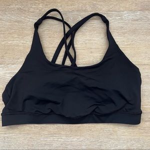 Lululemon Black Energy Bra Size 10